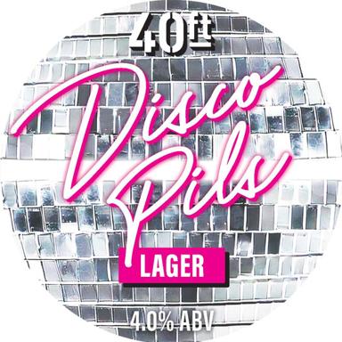 Disco Pils beer artwork
