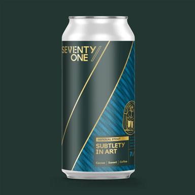 Subtlety In Art beer artwork