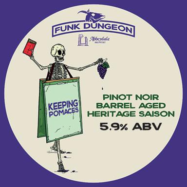 Keeping Pomaces beer artwork