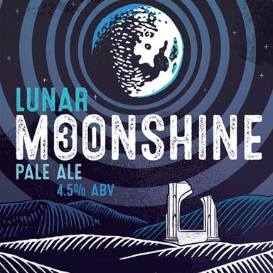 Lunar Moonshine beer artwork