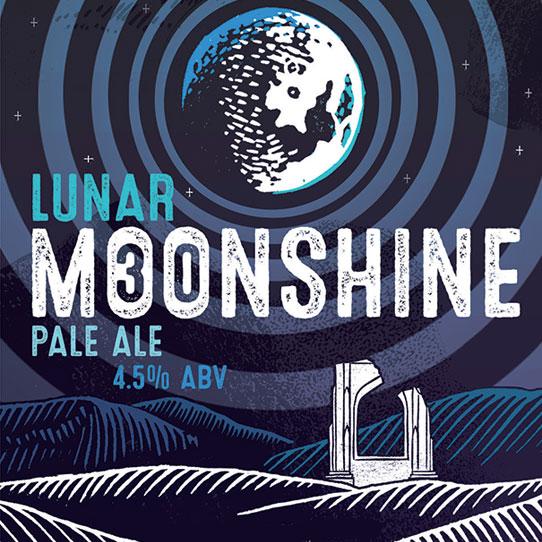 Lunar Moonshine beer artwork