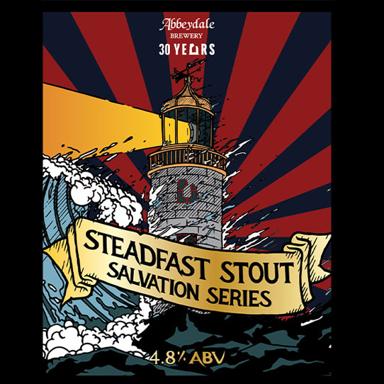 Steadfast Stout beer artwork