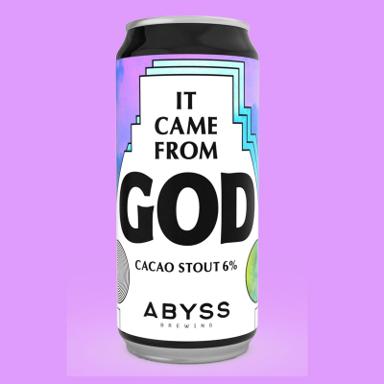 It Came From God beer artwork