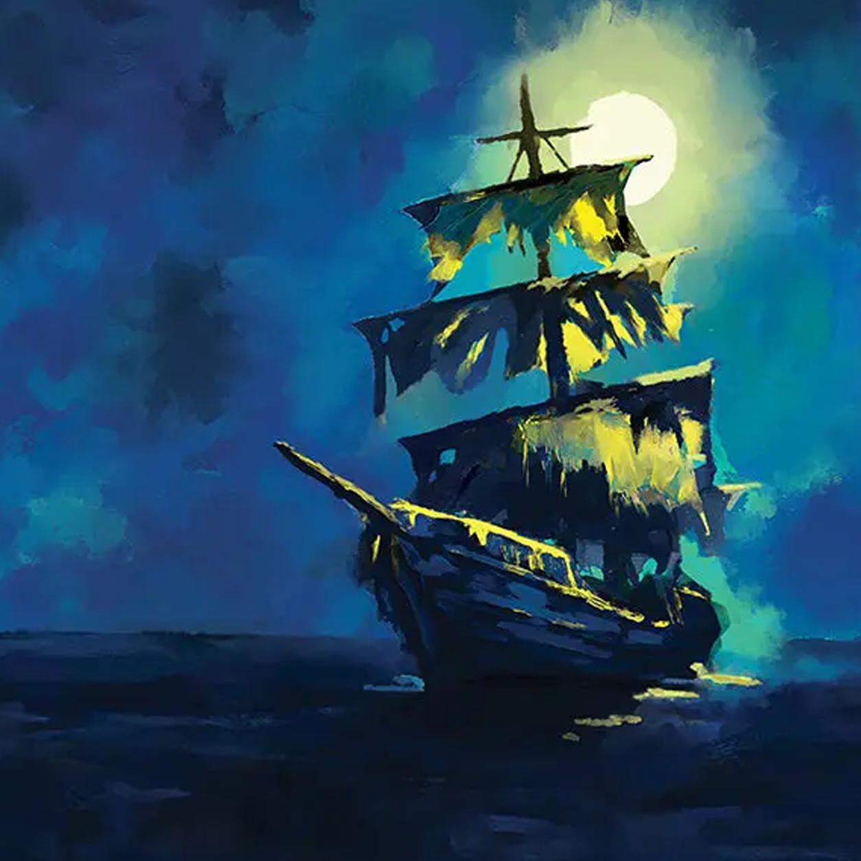 Ghost Ship Pale Ale beer artwork