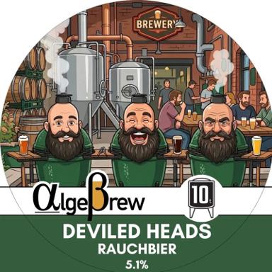 Deviled Heads beer artwork