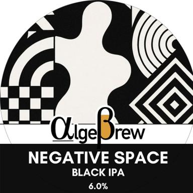 Negative Space beer artwork