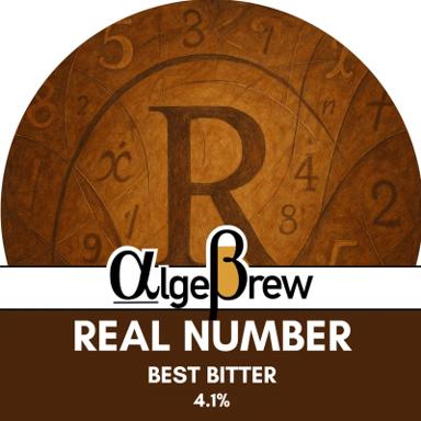 Real Number beer artwork