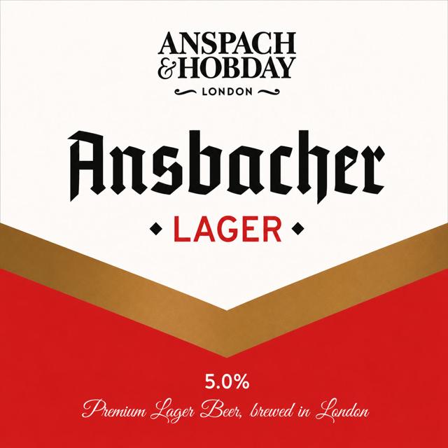 Ansbacher Lager beer artwork