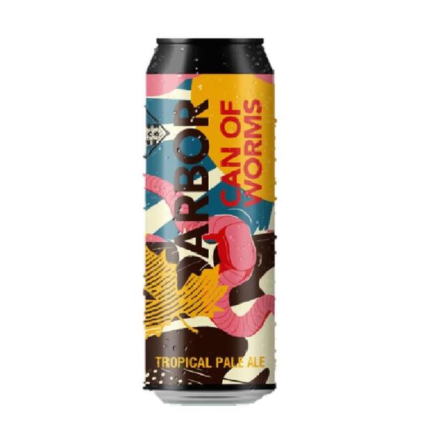 Can of Worms beer artwork
