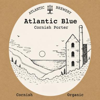 Atlantic Blue beer artwork