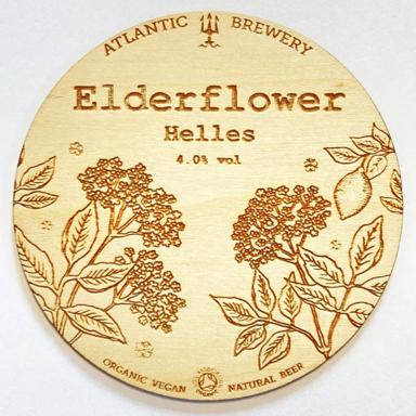 Elderflower Helles beer artwork