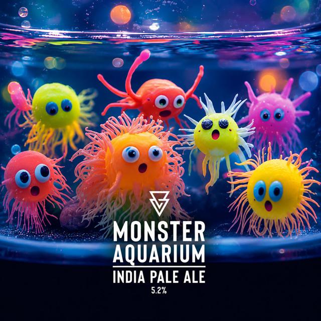 Monster Aquarium beer artwork