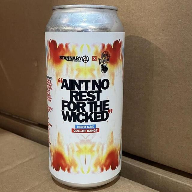 Ain't No Rest for the Wicked beer artwork