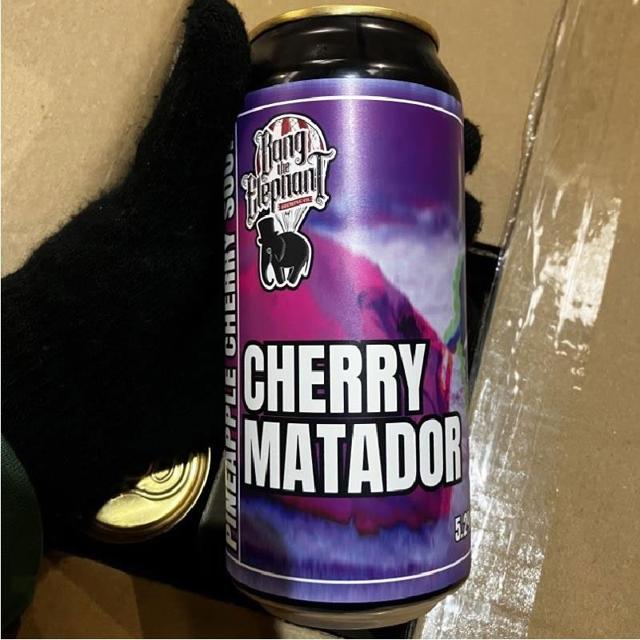 Cherry Matador beer artwork