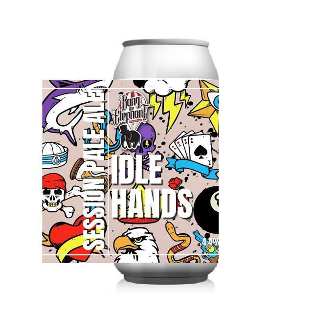 Idle Hands beer artwork