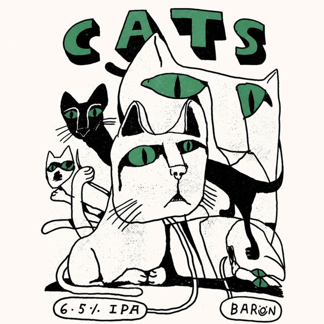 Cats beer artwork