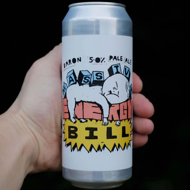 Massive Energy Bill beer artwork