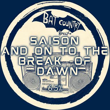 Saison And On Till The Break of Dawn beer artwork
