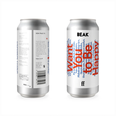 I Want You to Be Happy beer artwork