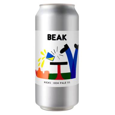 Kicks beer artwork