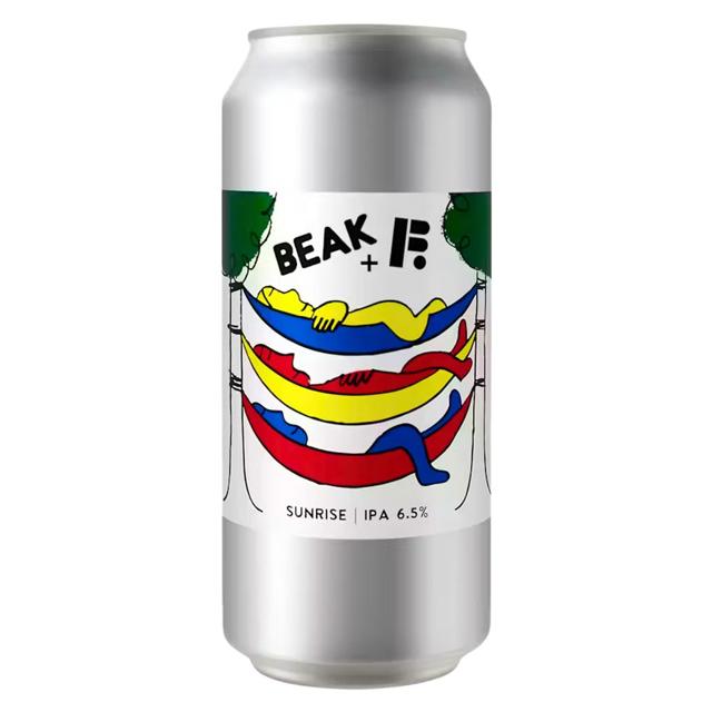 Sunrise beer artwork