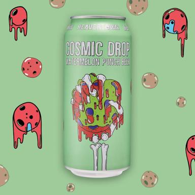 Cosmic Drop Watermelon Punch beer artwork