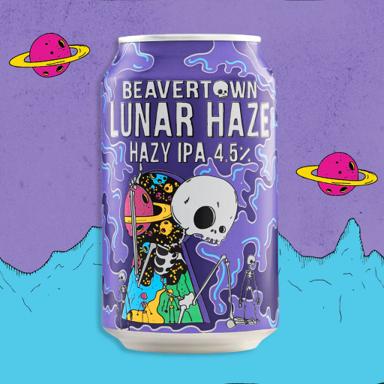 Lunar Haze beer artwork