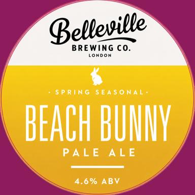 Beach Bunny beer artwork
