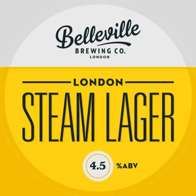 London Steam Lager beer artwork