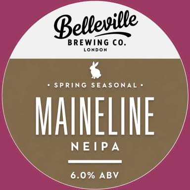 Maineline IPA beer artwork
