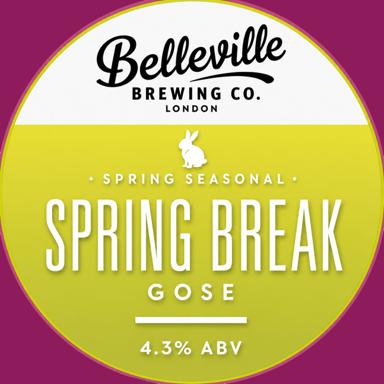 Spring Break Gose beer artwork