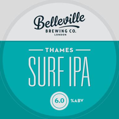 Thames Surf IPA beer artwork