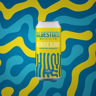 Bedrock Blonde beer artwork
