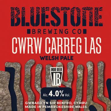 Cwrw Carreg Las beer artwork
