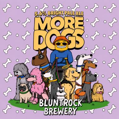 More Dogs beer artwork