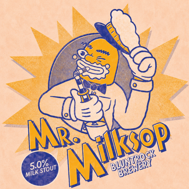 Mr M*lksop beer artwork