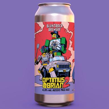 Optimus Brian 2 beer artwork
