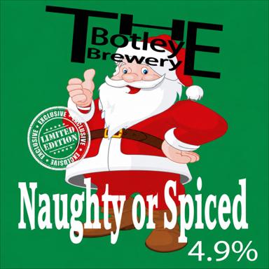 Naughty Or Spiced beer artwork