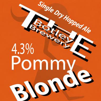 Pommy Blonde beer artwork