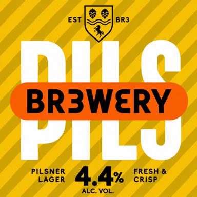 BR3WERY Pils beer artwork