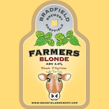 Farmers Blonde beer artwork