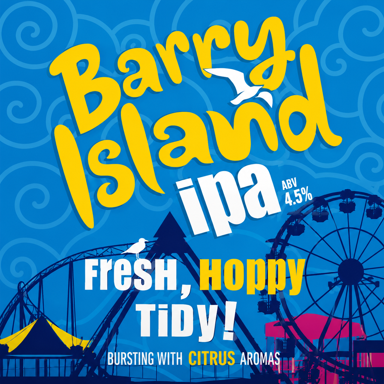 Barry Island IPA beer artwork