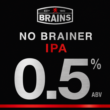 No Brainer beer artwork