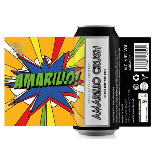 Amarillo Crush beer artwork