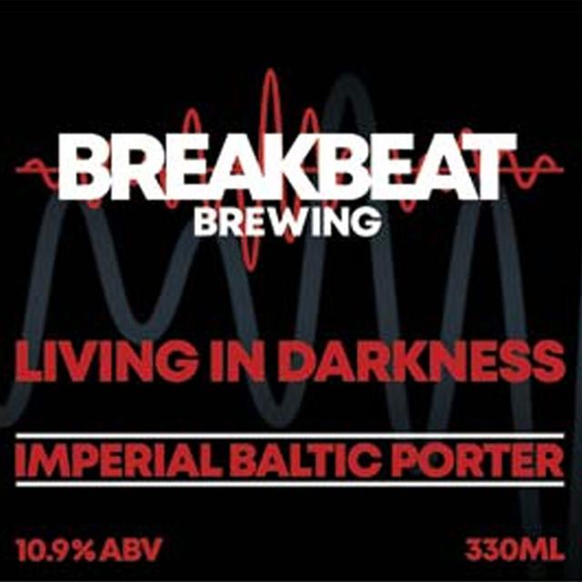 Living In Darkness beer artwork