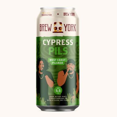 Cypress Pils beer artwork