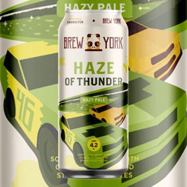 Haze of Thunder beer artwork