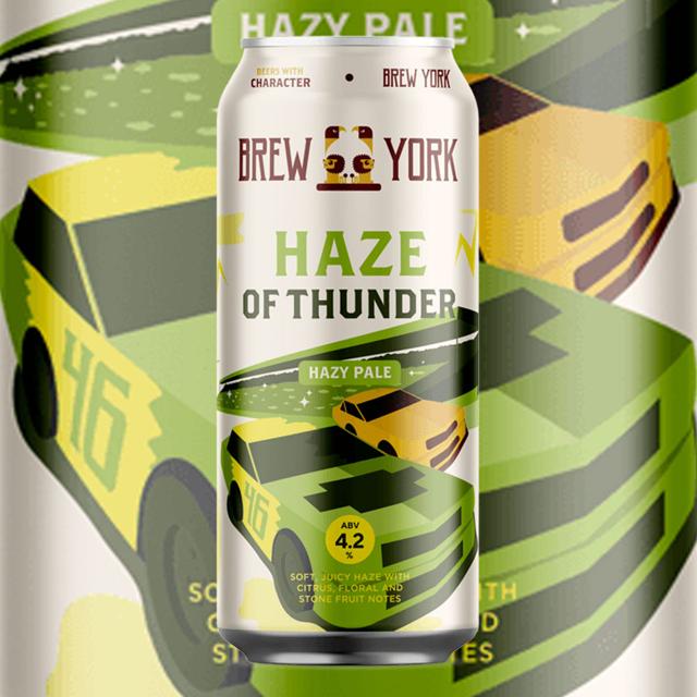 Haze of Thunder beer artwork