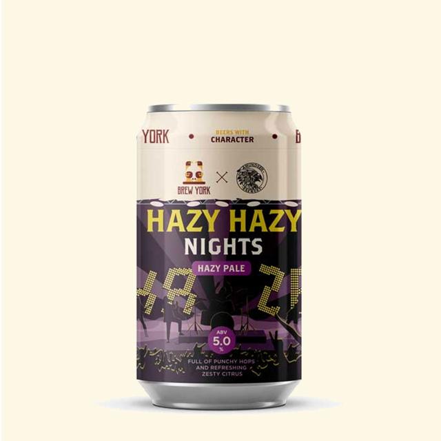 Hazy Hazy Nights beer artwork