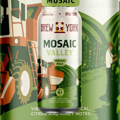 Mosaic Valley beer artwork